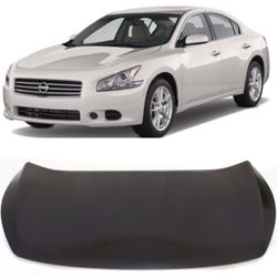 Nissan Maxima Hood Brand New.  Fits 2009 through 2014.  It comes black primed ready to paint.  I also sell fenders, front bumper, grille and more. 
