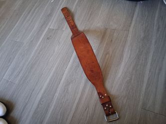 Bollinger leather weight lifting belt
