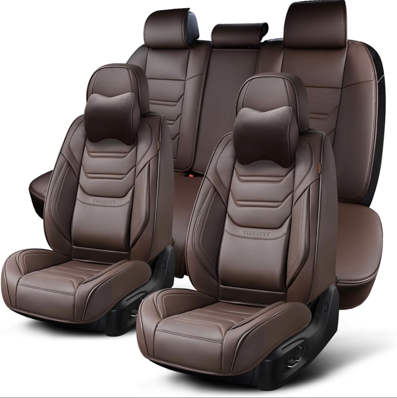 Coffee Car Seat Covers Full Set