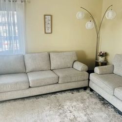 2 Sofa Set.. Pets Free.. Smoke Free .. Washable Cover