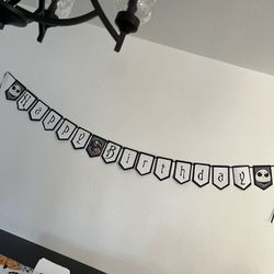 Jack Skellington Birthday Banner