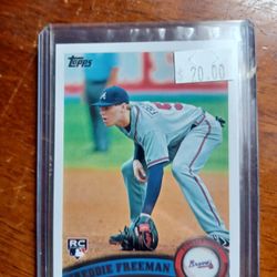 Freddy freeman rookie card
