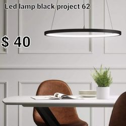 Brand New Led Neon Black Pendant Project 62 