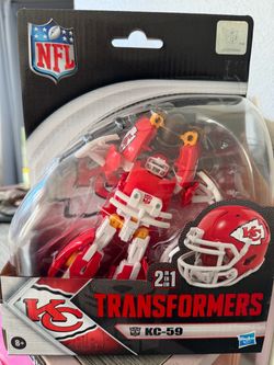 Transformers x NFL Kansas City Chiefs KC-59 Figure – New in Package