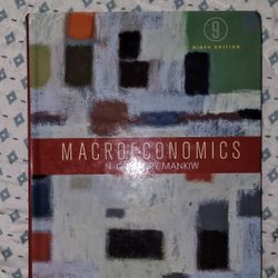 Hardcover Macroeconomics Textbook