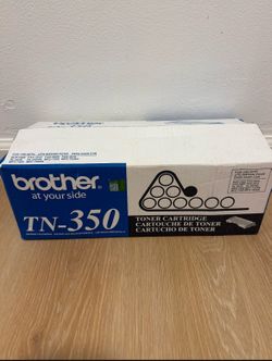 Brother TN-350 Genuine Black Toner Cartridge – New Open Box OEM