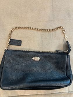 Coach Lyla Double Gusset Pebbled Leather Crossbody Bag