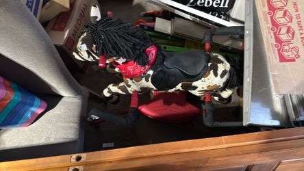 Kids Rocking Horse. Makes sound.  Clops and Neighs