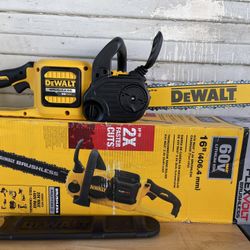 DEWALT 60V MAX 16in. Brushless Battery Powered Chainsaw, Tool Only