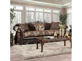 Newdale Brown & Gold Sofa