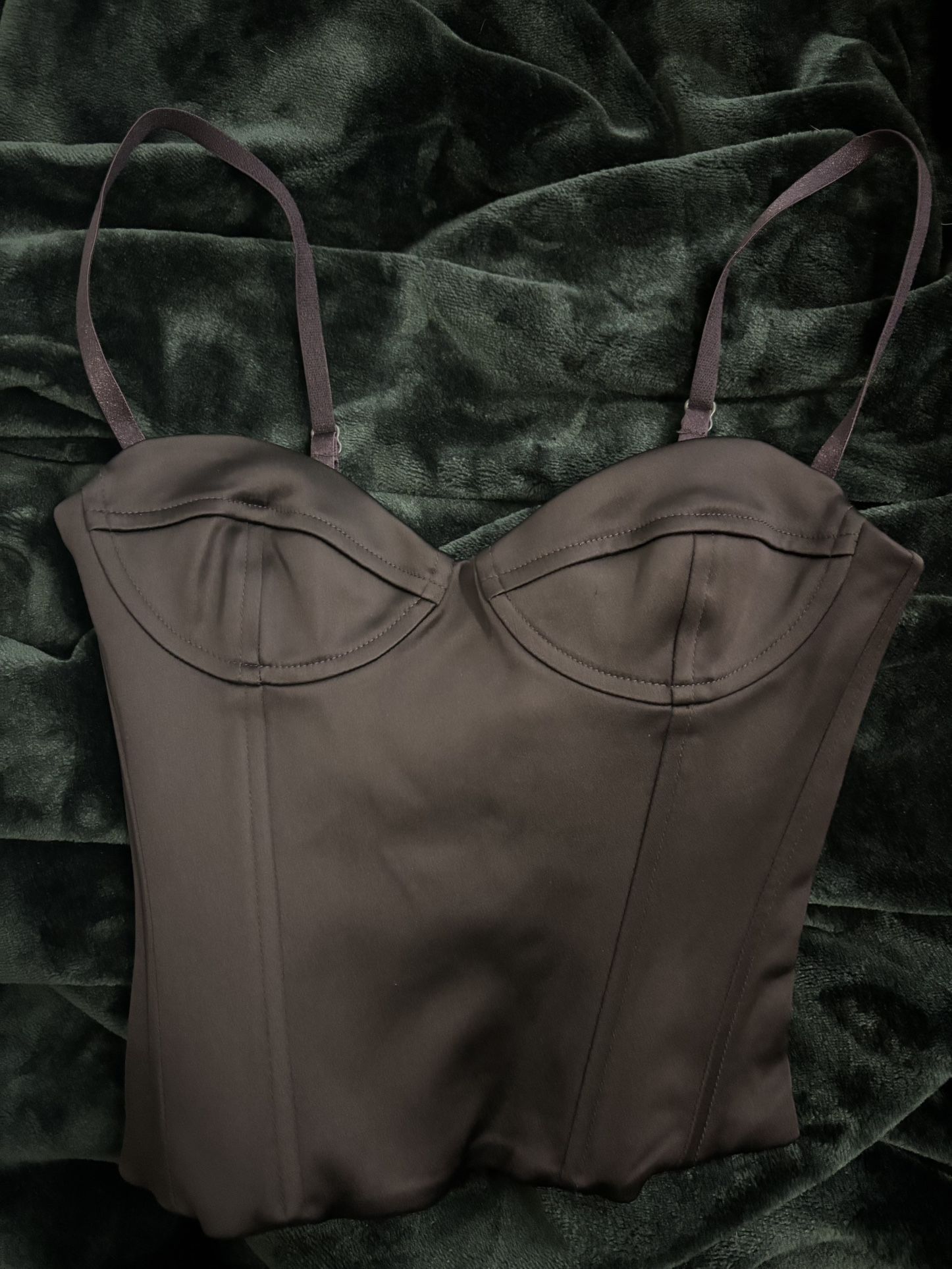Aritzia Purple Corset Top