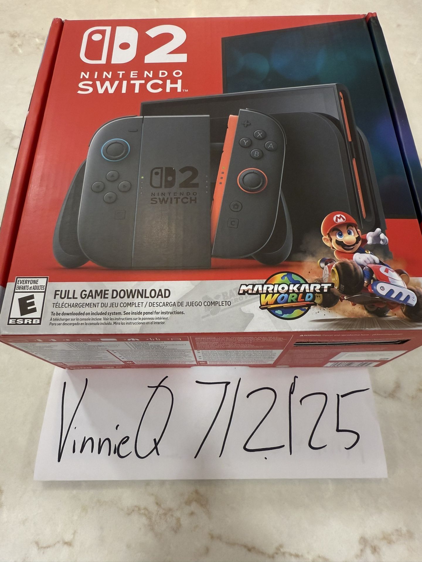 Nintendo Switch 2 Mario Kart Bundle Brand New Unopened  