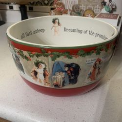 Beautiful Vintage Look  Victorian Christmas 🎄 Bowl Bethany Lowe
