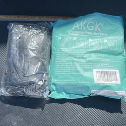 100 PC Black Dispo Masks