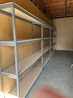 Warehouse 4 Tier Shelving 72 in W x 18 in D Garage Storage Racks Stronger Than Homedepot Lowes And Costco Delivery Available