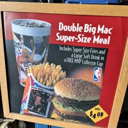1994 Michael Jordan NIKE MVP MCDONALDS ADVERTISEMENT  $100