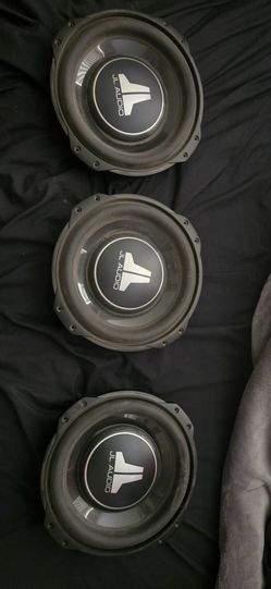 3 10inch JL audio  10TW3 D-4