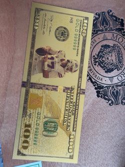 Buffalo bills 24k gold bill