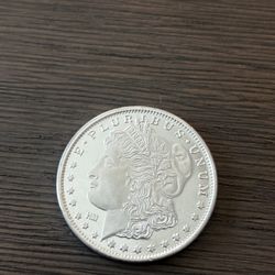 1 Oz .999 Fine Silver Liberty Morgan Coin