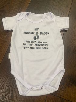 Boys or girls mommy daddy shirt size 6/9 months #17