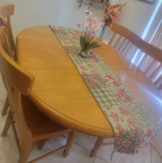 Kitchen Dining Table Solid Wood