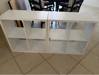 Tv stand, book case, storage cube, night stand white