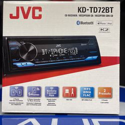 Brand New, JVC KD-TD72BT VA LCD Display
