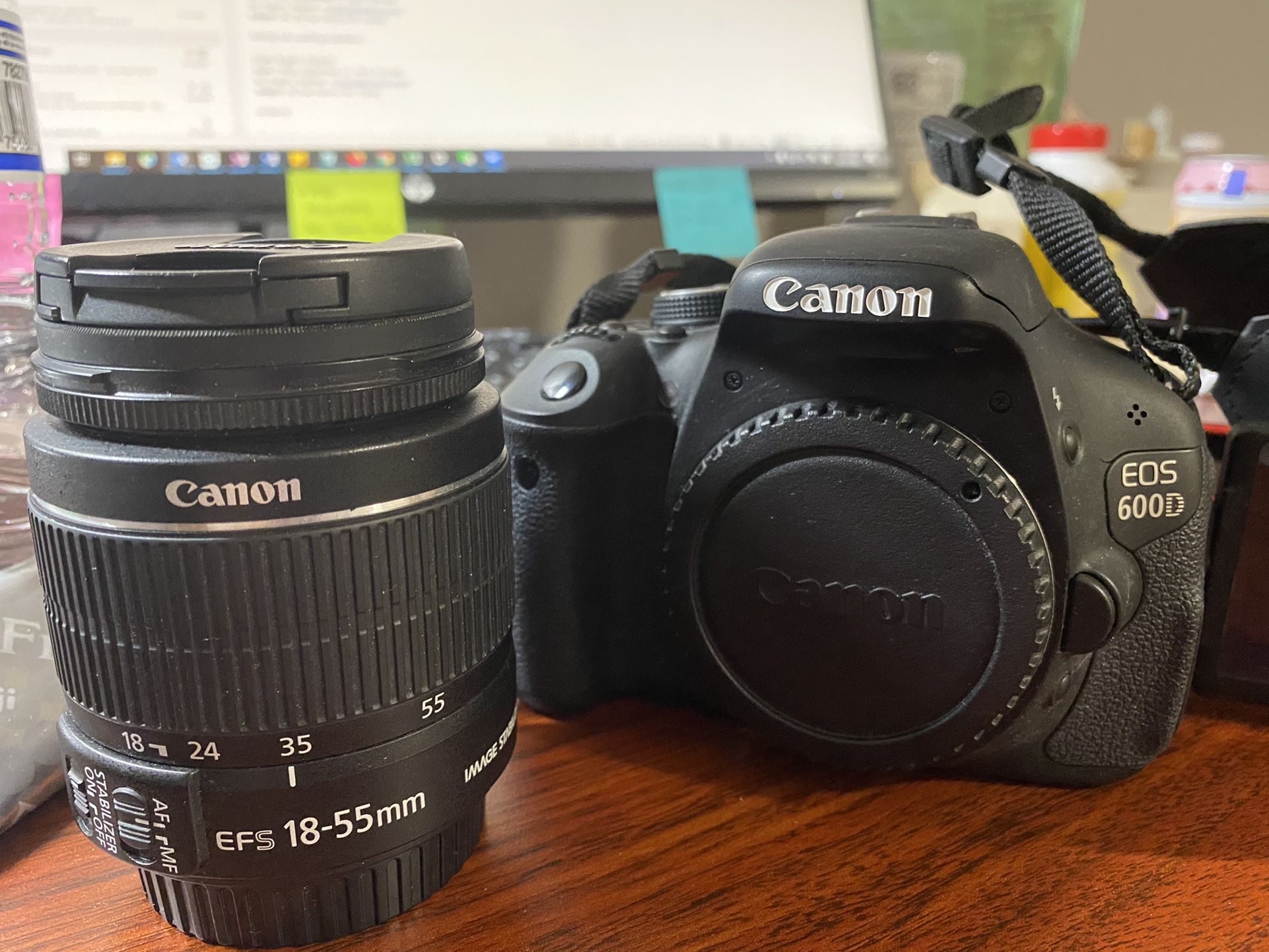 Canon 600D+lense+bag set