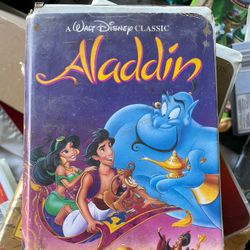 Black Diamond Aladdin VHS