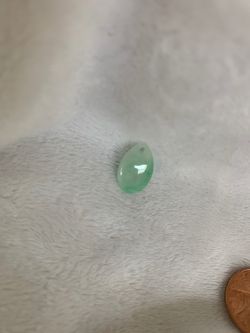 Jade teardrop pendant