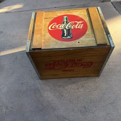 Coca Cola Vintage Wooden Box