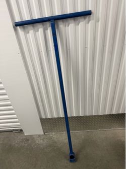 Blue Heavy-Duty Gate Valve Wrench (T-Handle Water Key)