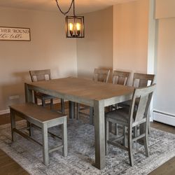 Dining Set 7 Piece Counter Height 