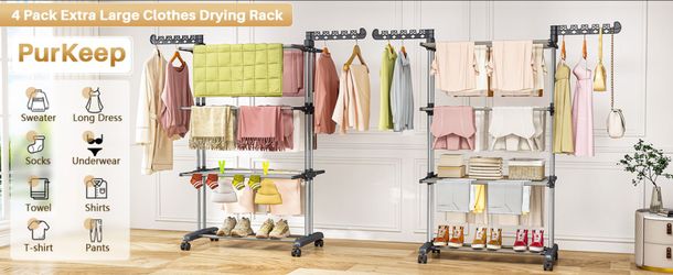 PurKeep Rolling Garment Rack

          #1549