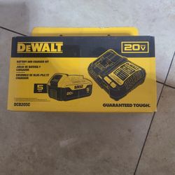 Dewalt 5.0ah Battery And Charger