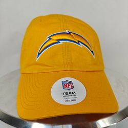 gold Los Angeles Chargers hat NFL Team headwear ONE SIZE