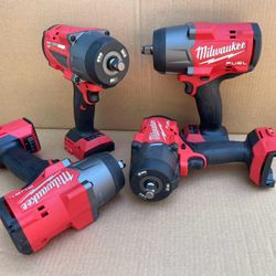 Milwaukee M18 FUEL 18V Lithium-lon Brushless Cordless 1/2 in. Impact Wrench with Friction Ring (Tool-Only)