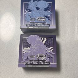 Pokemon Center Opened ETB Chilling Reign