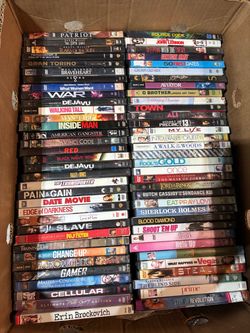 DVDs- 125 total movies