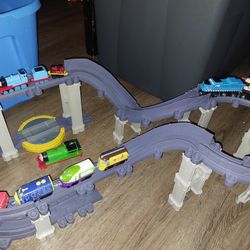 Ready For Fun Train Tracks With 11 Trains 