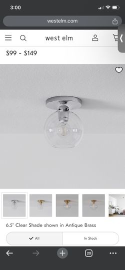 west elm ceiling light