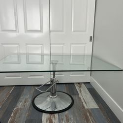 Glass Topped Desk