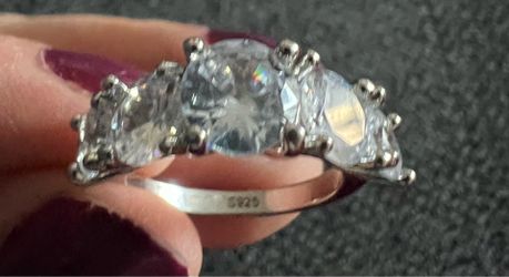 Brand new 925 Sterling Silver Size 7 -- Five Stone Price $60/OBO