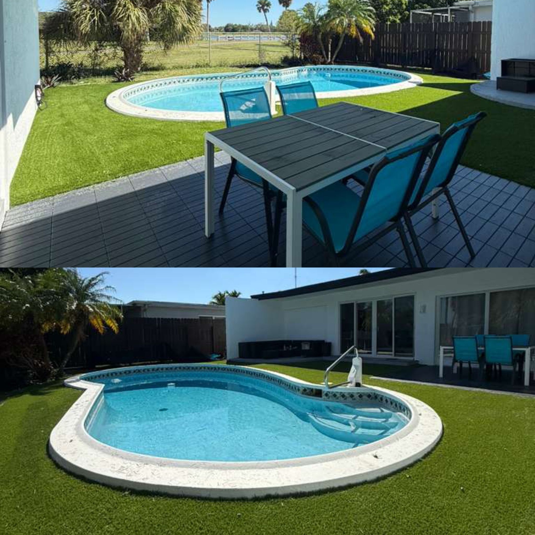Pool Deck Artificial Grass Installation Services