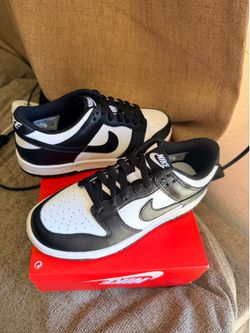 Brand new black and white panda Nike dunks