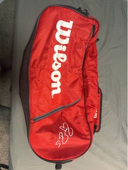 Roger Federer tennis bag