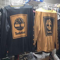 (2) NWOT long Sleeve Timberland Shirts Size Large
