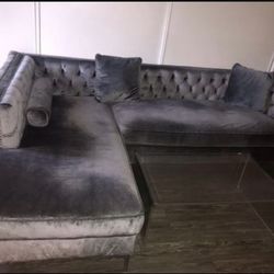 Gray Sectional 