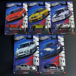 Hot Wheels Silver Series BMW Set of 5