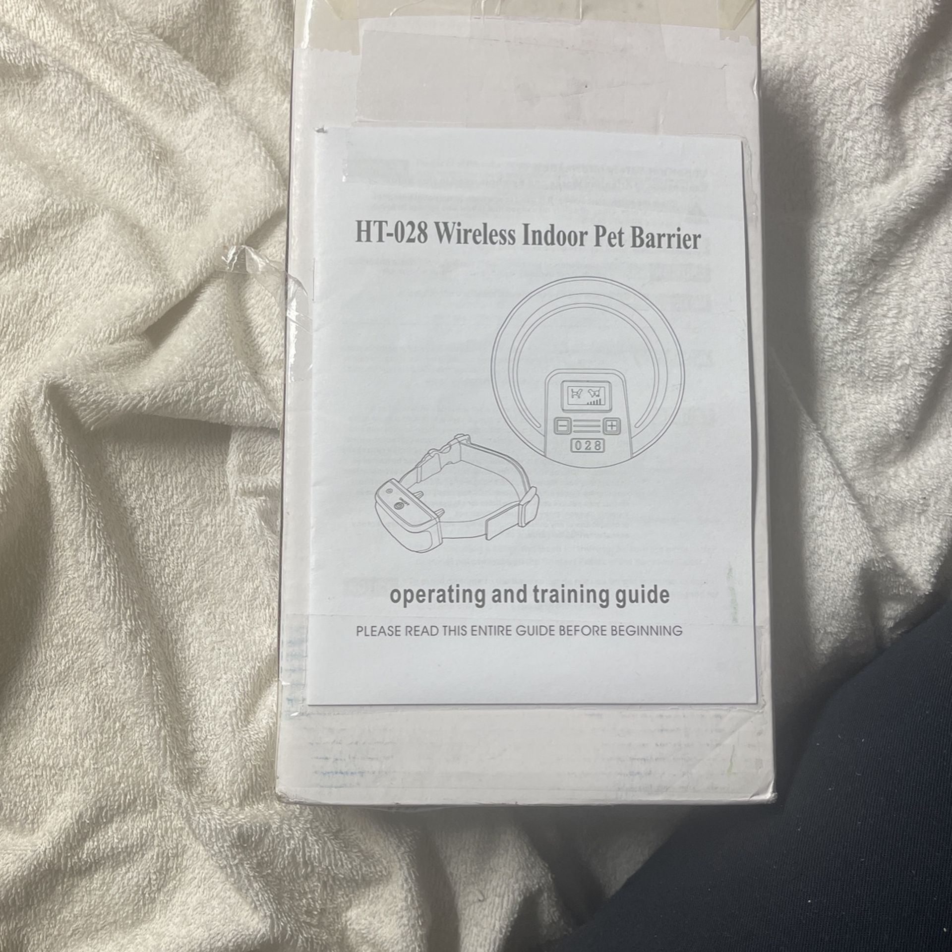 Wireless Indoor Pet Barrier. Dog Collar $20